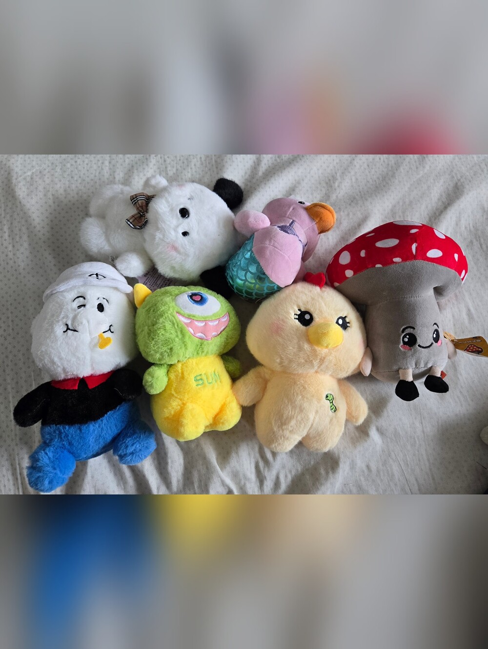 All New Plush Toy Bundle - Mixed Colors Cute Kids Plush Characters